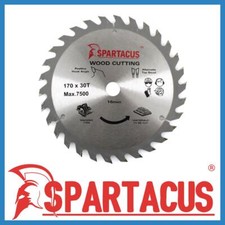 Image of Spartacus 170mm x 16mm 30T Wood Cut TCT Circular Saw Blade CD601 CD602 KS55 PSU6