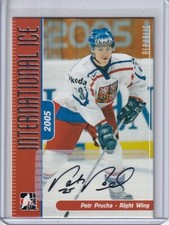 2006-07 ITG International Ice Autographs #APP Petr Prucha - CZECH - SET BREAK