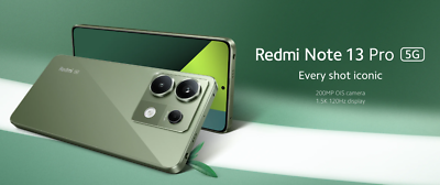 Xiaomi Redmi Note 13 PRO 5G Ocean Teal - 8GB RAM - 256GB ROM