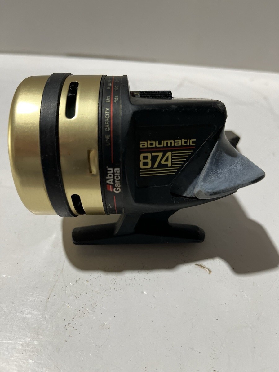 Abu Garciaアブガルシア Abumatic Abu Garcia abumatic 874 Closed Face Fishing Reel | eBay