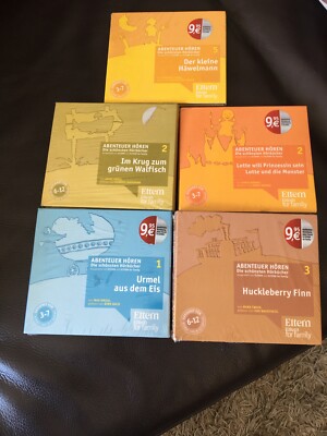 Abenteuer Hören Box 5 Hörbücher | 3-7 /6-12 Jahre | Eltern for Family Neu OVP