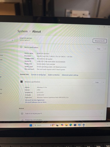 Microsoft Surface Laptop 3 1868 13.5" i7-1065G7 1.5GHz 16GB RAM 512GB SSD - Bild 6 von 7