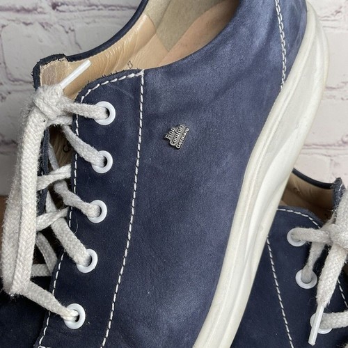 Finn Comfort Ikebukuro Lace Up Atlantic Sneakers Women Size 7 Blue Patagonia - Picture 7 of 12