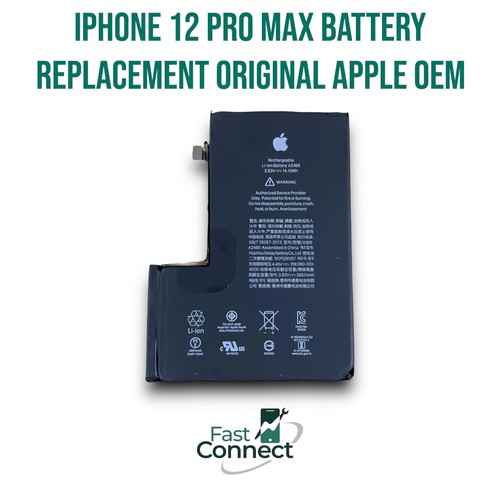 iPhone 12 Pro Max Battery Replacement Original Apple OEM Battery Health 74-79%