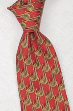 Robert Talbott Golf Club Theme 4 1/8" Wide Silk Tie *Made In USA*
