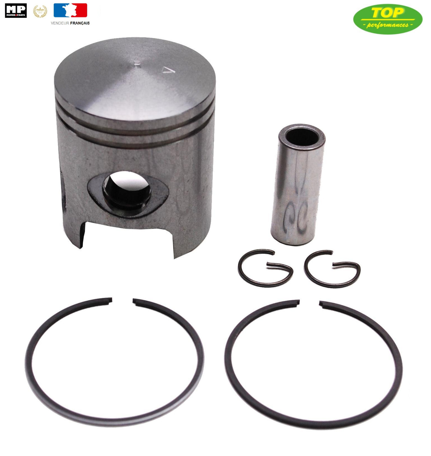 Piston Ø40 axe 12mm Top Performances scooter Peugeot Trekker 50 2T