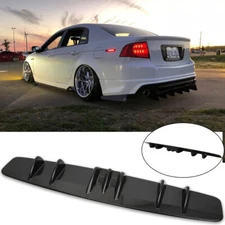 For 04-08 Acura TL Base Type S Aspec-3 Rear Lip Bumper Diffuser Shark Fin 7 Wing