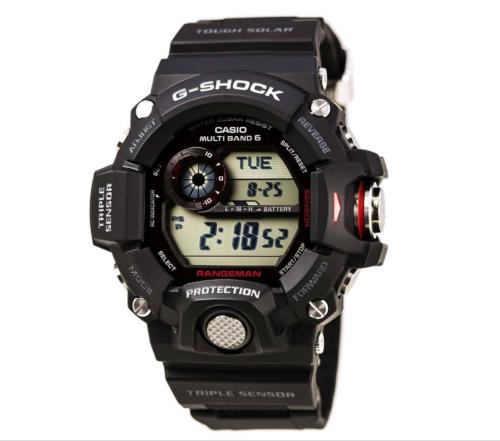 Casio G-Shock Rangeman Potrójny czujnik Wytrzymały zegarek z energią słoneczną GW9400-1 - Zdjęcie 1 z 3