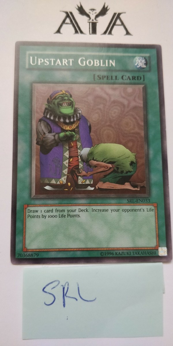 Upstart Goblin – Super Rare 1st Edition YuGiOh Card (SESL-EN043, Near Mint)