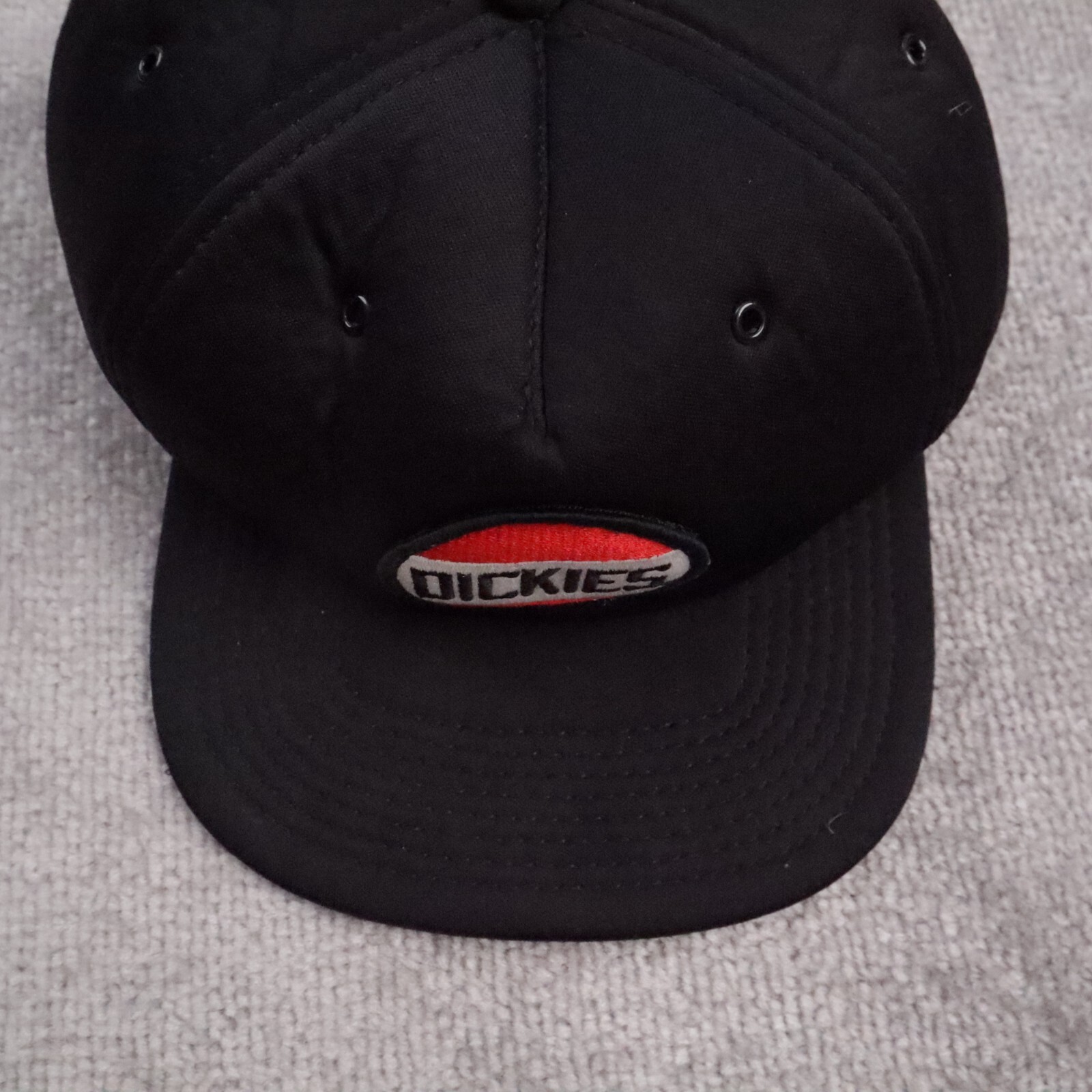 Dickies Patch Flat Bill Black Green Adjustable So… - image 3