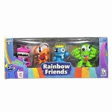 Roblox Rainbow Friends Mini Figure 4 Pack Red Orange Blue Green Series 1 NEW