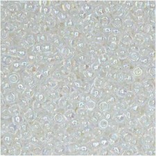 Miyuki Round Rocaille Seed Beads Size 11/0 24GM Crystal AB 11-250-5