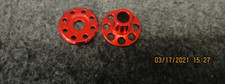 Yamaha YZ250 2017 DOCWOB red alloy exhaust pipe top hat washer fitting kit