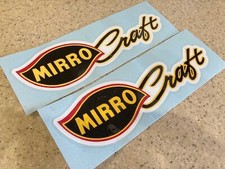 MirroCraft Vintage Boat Decals 10-1/2 Vinyl 2...