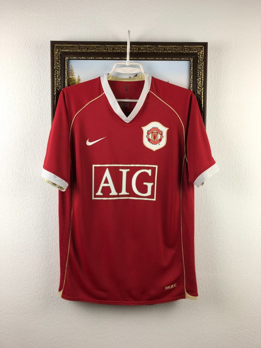 Manchester United Home football shirt 2006 Soccer Nike Jersey Mens