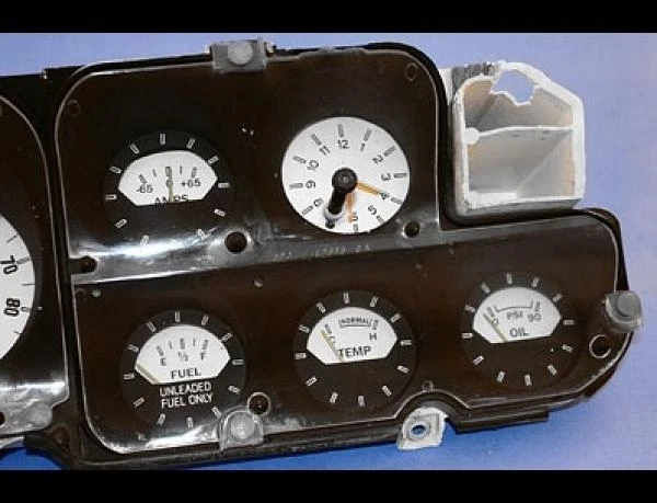 Medidores de cara blancos para Ford Ranchero 1977-1979 Foto 4 de 4