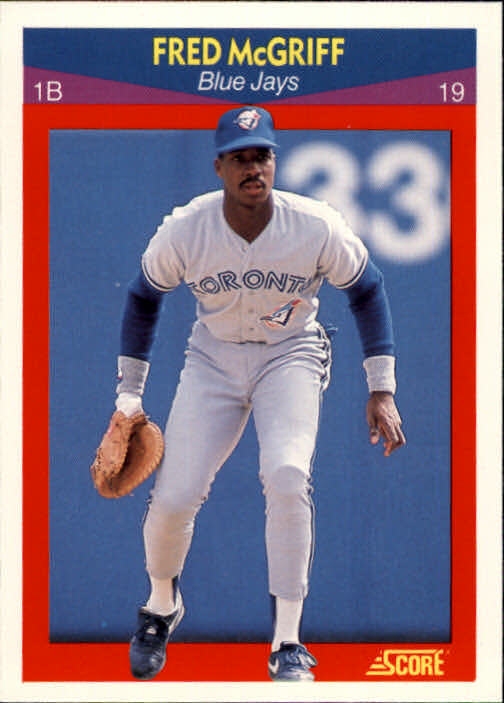 1990 Score 100 Superstars #45 Fred McGriff - NM-MT