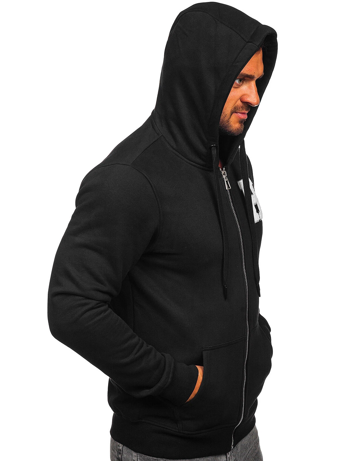 SACAI Felpa pullover con cappuccio felpa pullover felpa con cappuccio motivo uomo BOLF sport