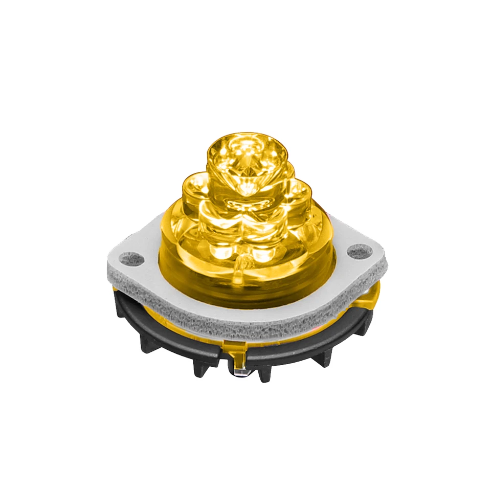 WHELEN Vertex Super-LED Side-Emitter Light Head with 9' Cable (AMBER) VTX3609A