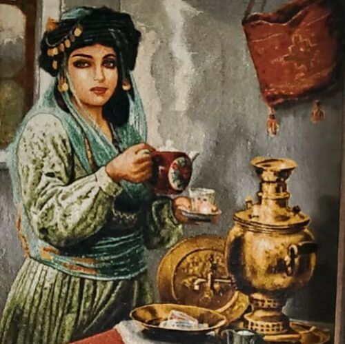 Genuine Ghashgai girl Pictorial handmade high quality One Of a Kind designe RUG - Picture 3 of 11