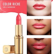 L'Oreal Color Riche Lipstick 145 L'ADDRESSE "Coral" Sealed