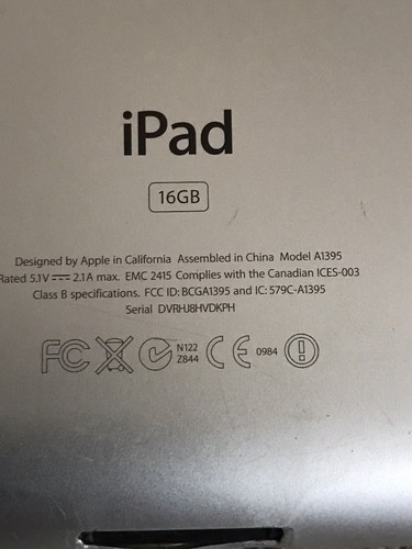 Apple iPad 2 Gen A1395 - 16GB, Wi-Fi 9.7in :) - Picture 6 of 9