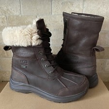UGG Adirondack III Burnt Cedar Waterproof Leather Snow Boots Size US 6.5 Women