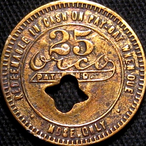 1926 Iroquois West Virginia Unl Lumber Good For Token Meadows 25 Den