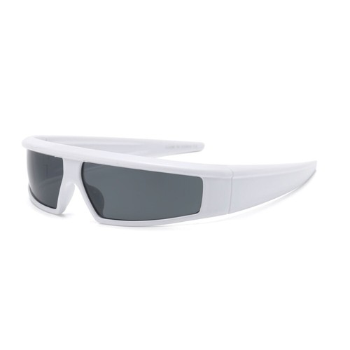 Women Square Wrap Teal Frame Mirror Sunglasses Fashion Designer Shades Celebrity - Picture 50 of 53