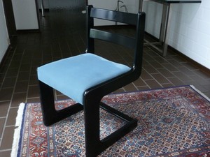 6 Esszimmerstuhle 70er Jahre Vintage Retro Esszimmer Schwingerform Holz Schwarz Ebay