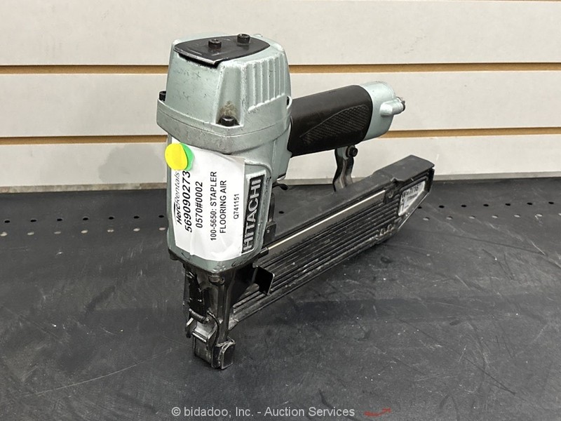 2000 Hitachi N 5008AC2 2" Flooring Air Stapler Hardwood Nailer Tool bidadoo