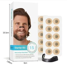 30PCS Magnetic Nasal Breathing Nose Dilators Starter-Kit Nasal Strips Nasal Clip