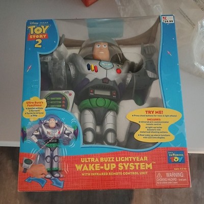 Vintage 1999 Toy Story Ultra Buzz Lightyear Wake Up System NEW Thinkway Toys