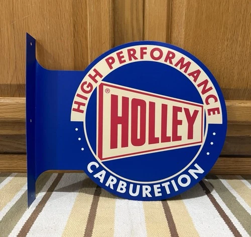 Holley High Performance Carburetion Flange Sign Parts Vintage Style Wall Decor