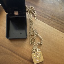 Disney Mickey Mouse Gold Tone Necklace Pendant Disney Mickey Mouse Franchise