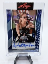 Trading Card Singles Leaf Independence Day  2026 Linda Hamilton Autographed 3/3