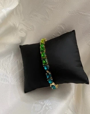 MAKE OFFER Park Lane Gold Plated CLOVER Tennis Bracelet SOLD OUT MONTHS AGO NWT - Image 1 of 2
