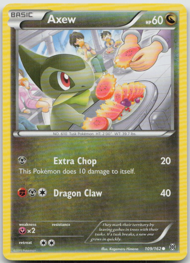 Axew (109) 109/162 XY - BREAKthrough Pokemon MP English