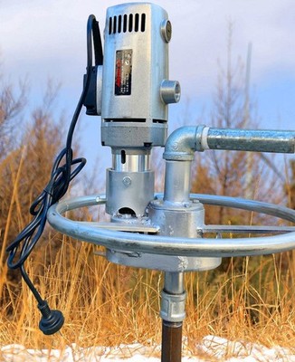 220V Well Drilling Rig Home Handheld Electric Drilling Rig 2500W High Power