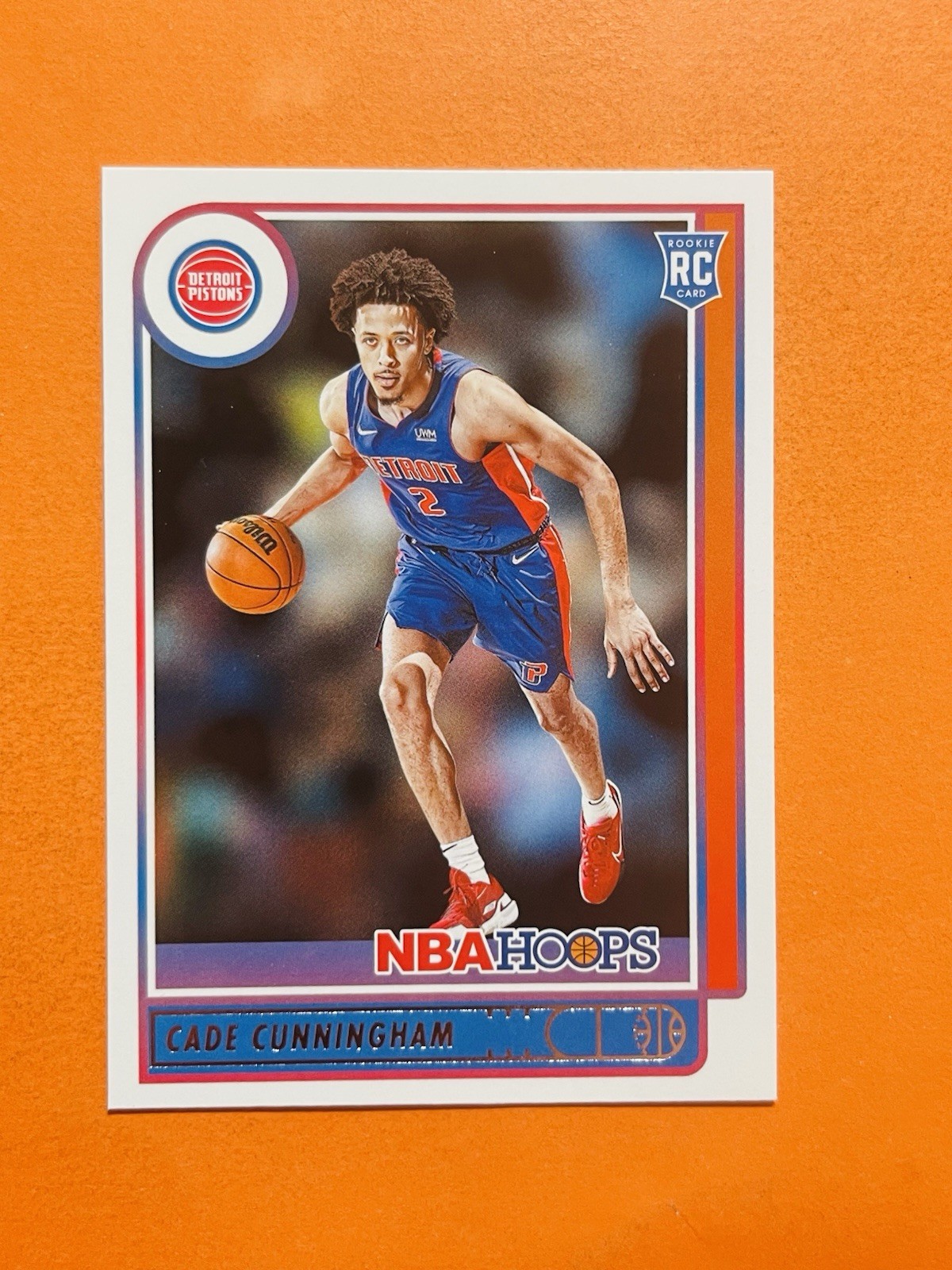 2021-22 Panini Hoops Cade Cunningham #201 Rookie Detroit Pistons RC