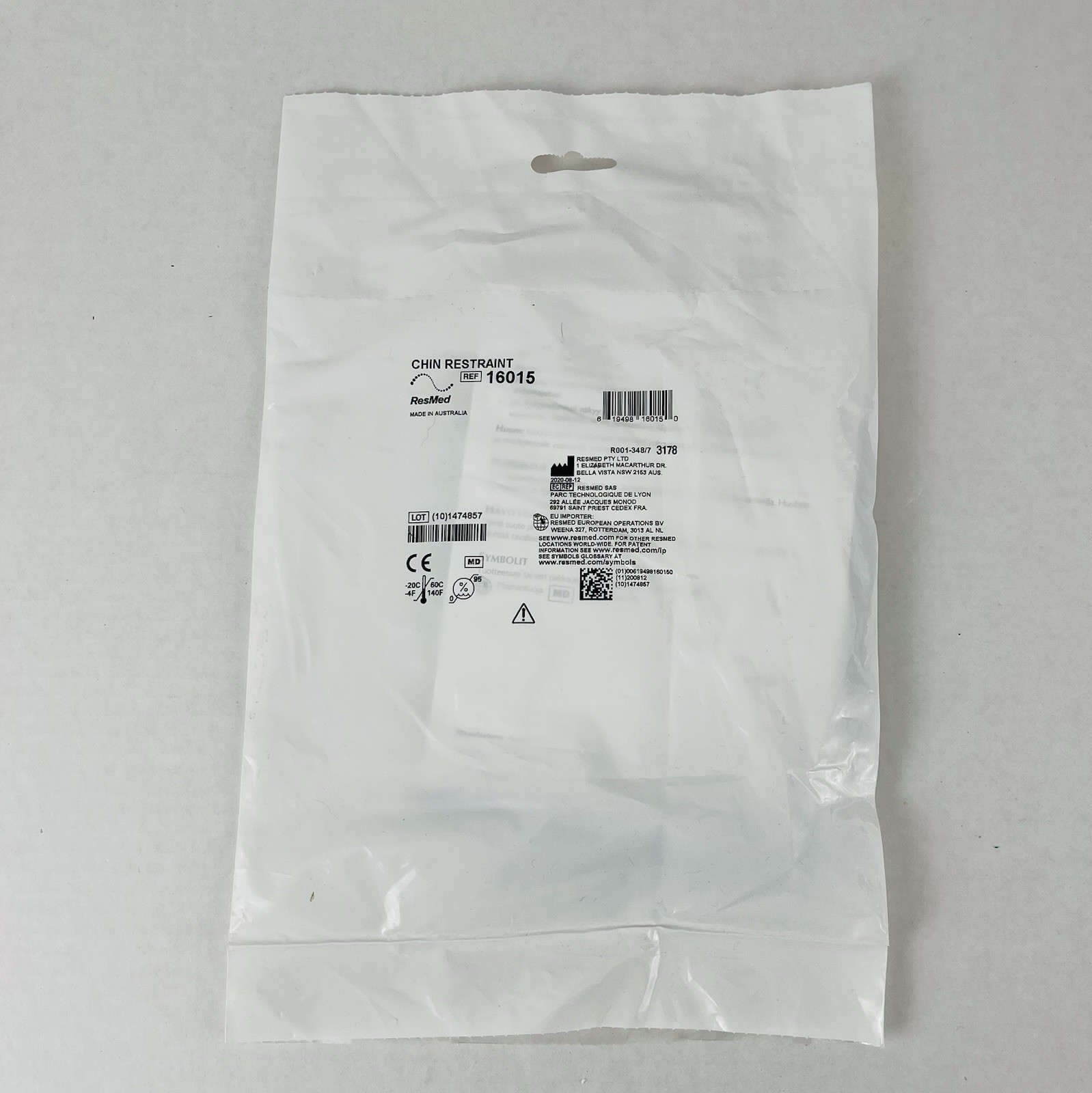 FACTORY SEALED RESMED CHIN RESTRAINT #16015  OEM