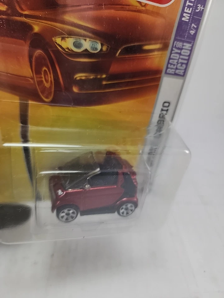 Matchbox Smart Cabrio Red #29 Metro Rides Diecast Car Burgundy - Image 4 of 4