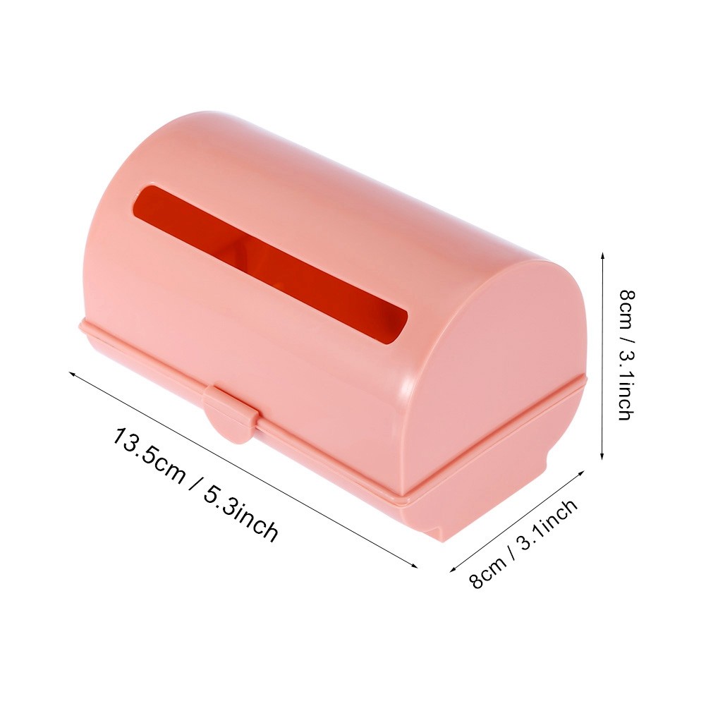 New Back Adhesive Wall Mount Trash Garbage Plastic Bag Storage Box Organizer