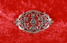 Schöne Brosche / 800er Silber / Handarbeit /...