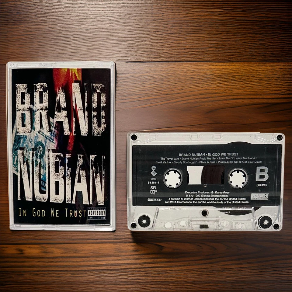 •BRAND NUBIAN - IN GOD WE TRUST• ~1992 OG PRESSING~ (CASSETTE TAPE) (1) - Image 3 of 4