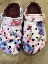 Crocs Fur Lined Clog Bleach Dye