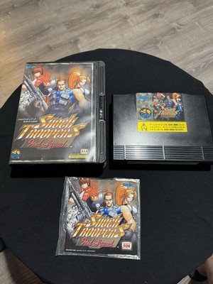Shock Troopers 2nd Squad Neo Geo AES SNK 100% Original JP Complete In Box *RARE*