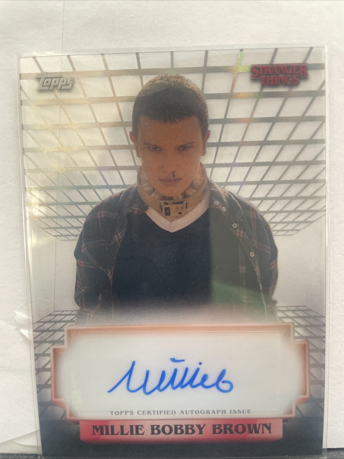 2025 Topps Stranger Things High Tek Millie Bobby Brown Auto #A-MBB