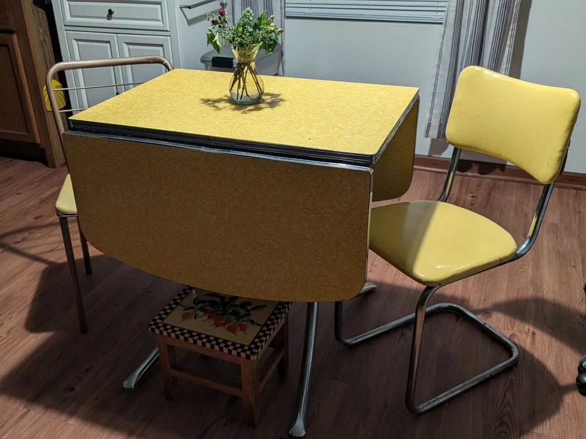 Vinyl Post - 1950 Time Period Manufactured Antique Dining Sets for