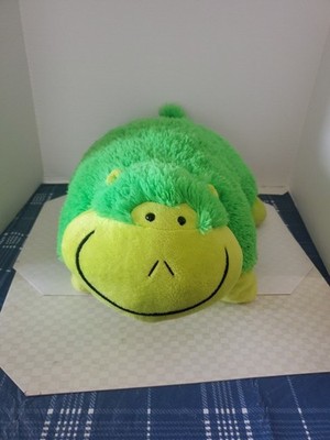 PILLOW PETS Neon Monkey Pillow Large STUFFED ANIMAL TOY PLUSH GREEN